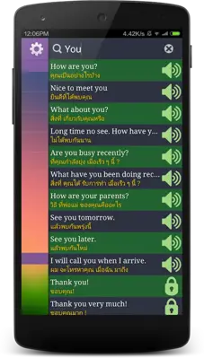 Learn Thai android App screenshot 5